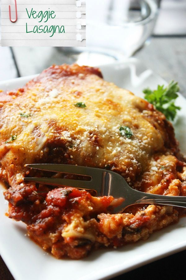 vegetable lasagna