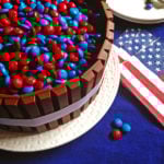 M&M Kit Kat Cake