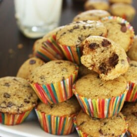 mini chocolate chip muffins