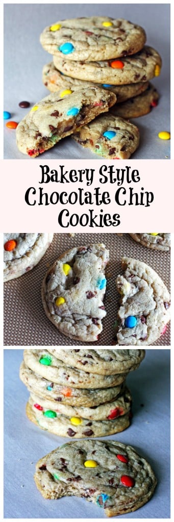 bakery style chocolate chip cookies