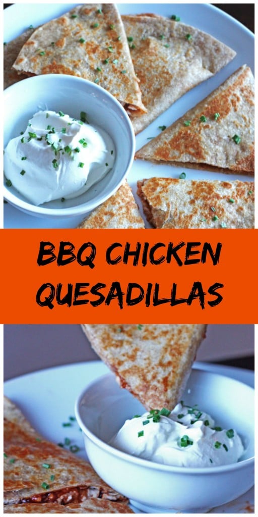 Barbecue Chicken Quesadillas