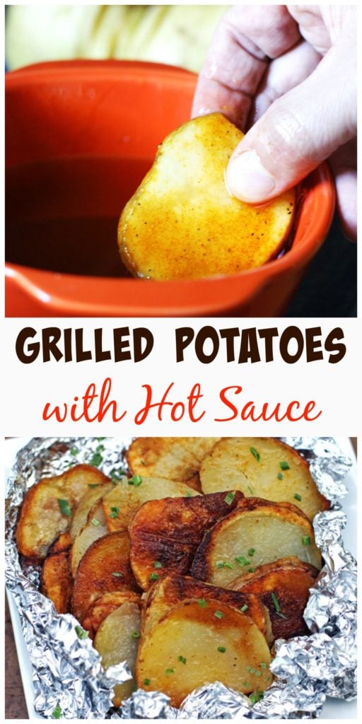 Grilled Potatoes with Hot Sauce