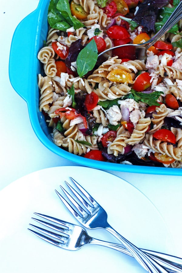 Tomato Basil Chicken Salad