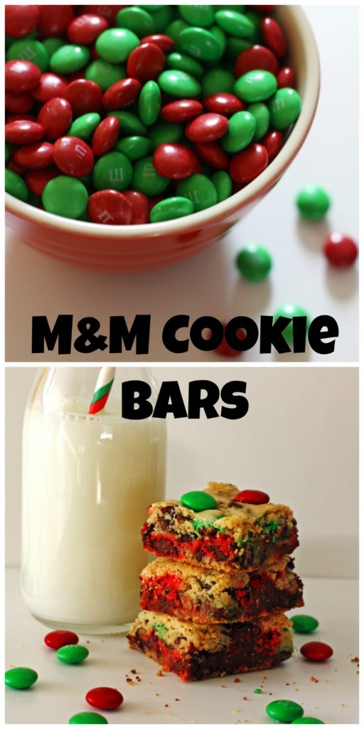 M&M Cookie Bars
