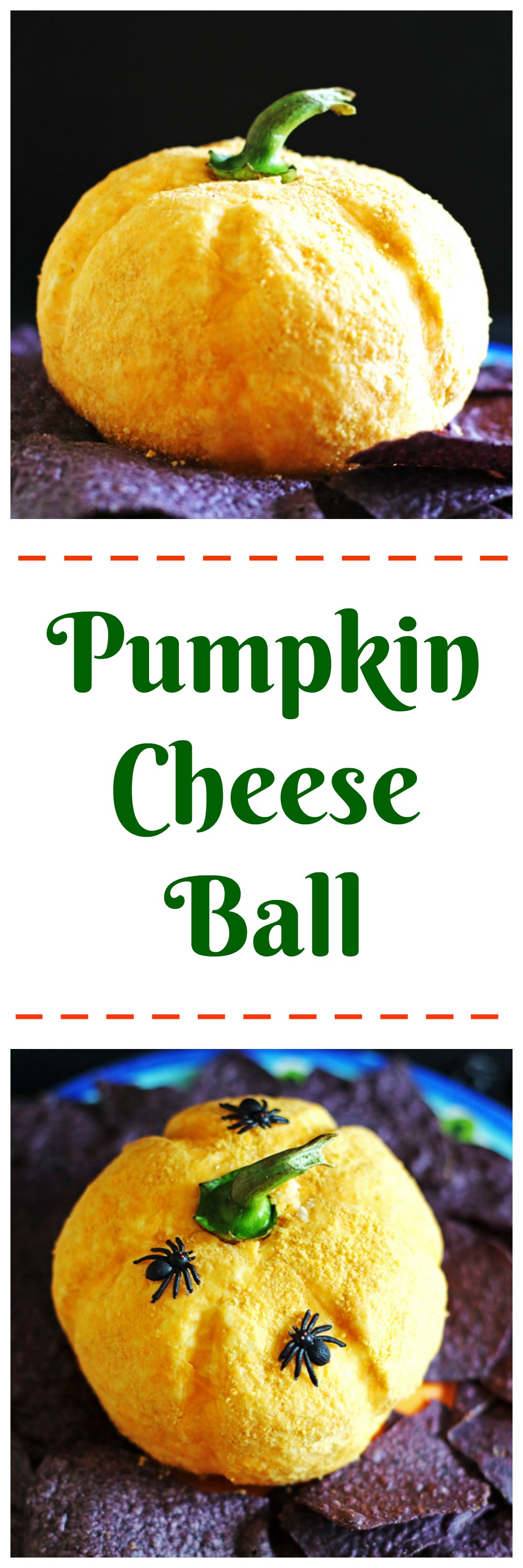 Pumpkin Shaped Cheese Ball - Tried and True Recipes