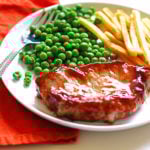 These Barbecue Pork Chops are easy to make in your cast iron skillet.