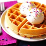 These delicious Funfetti Waffles are so easy to make.