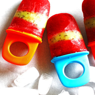 These Strawberry Kiwi Popsicles are easy to make and delicious.