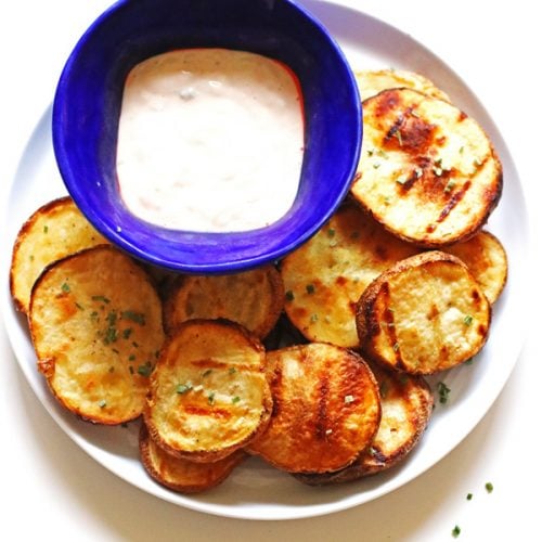 These delicious Blue Cheese Grilled Potatoes make a fantastic side dish.