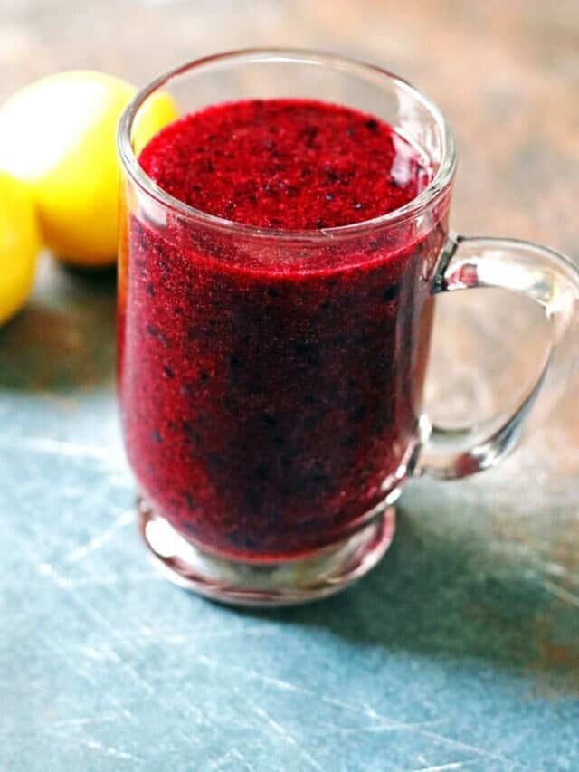 Easy 3 Ingredient Blueberry Smoothie Recipe
