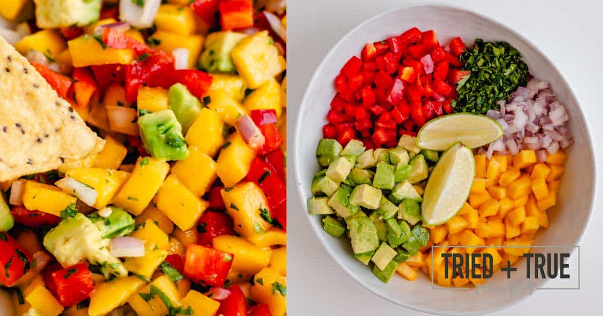 Mango Avocado Salsa Recipe - Tried and True Recipes