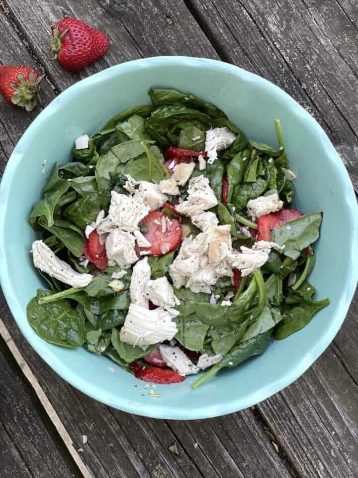Strawberry Spinach Salad with Sesame Poppyseed Dressing Tried and
