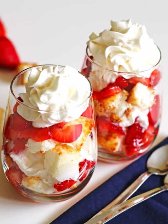 Angel Food Cake Strawberry Shortcake Recipe Tried And True Recipes 3394